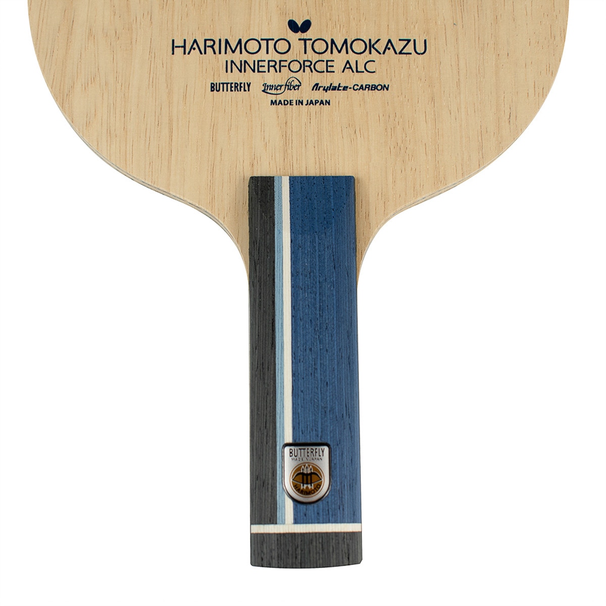 Harimoto Innerforce ALC Blade: Close-up of Straight Blade Handle Type